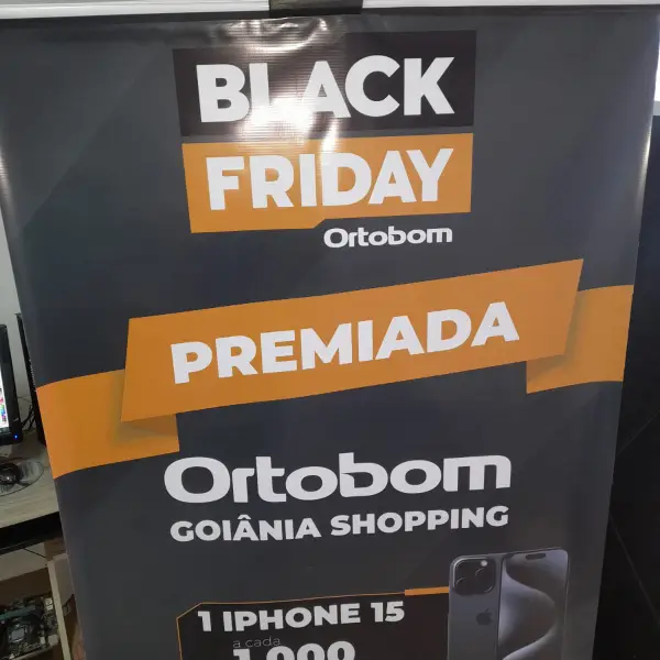 Banner de Alta Resolução em Goiânia da Flex Mídia CV