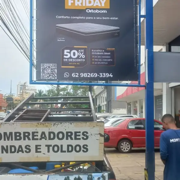 Banner de Alta Resolução em Goiânia da Flex Mídia CV