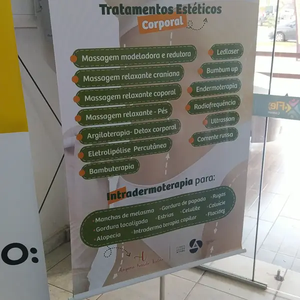 Banner de divulgação de serviços em Goiânia da Flex Mídia CV