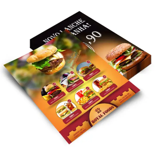 Panfletos para eventos promocionais em Goiânia da Flex Mídia CV
