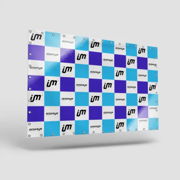 Lona para backdrop em Goiânia da Flex Mídia CV